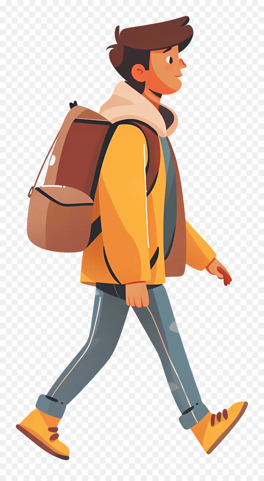 Muchacho Que Camina，Estudiante De Caminar PNG