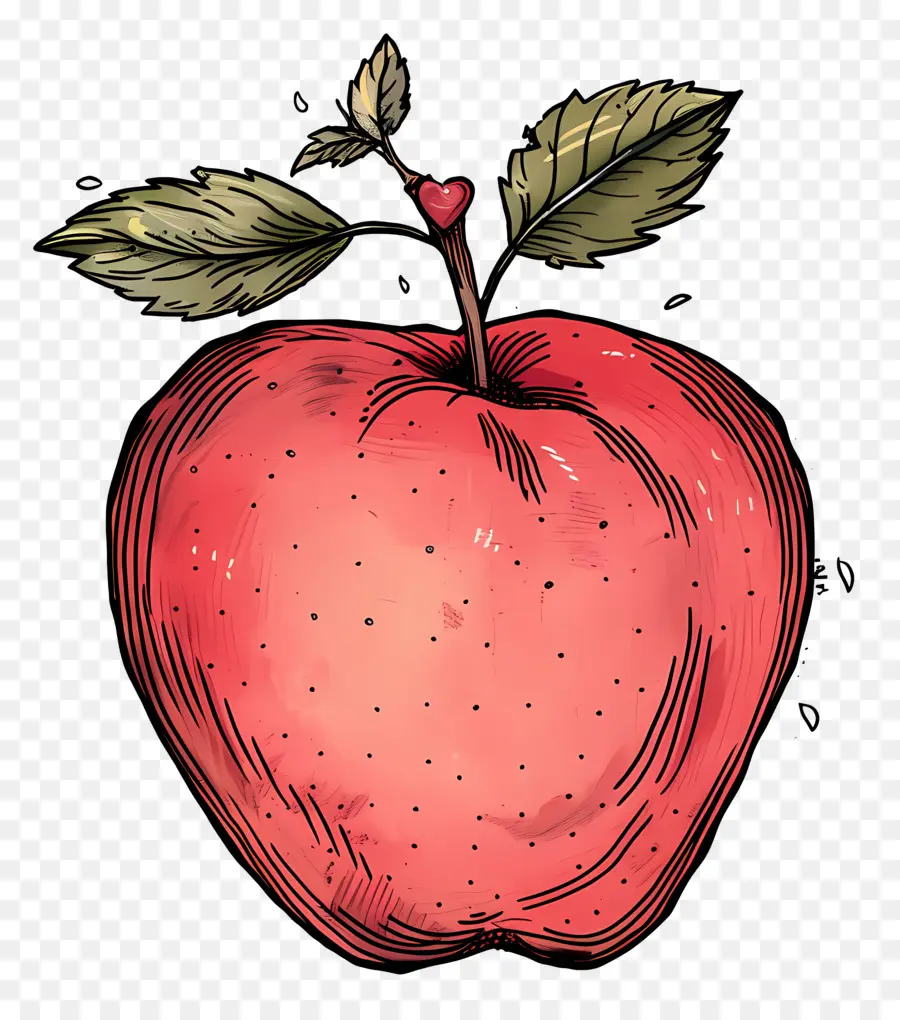 Dibujos Animados De Apple，Manzana Roja PNG