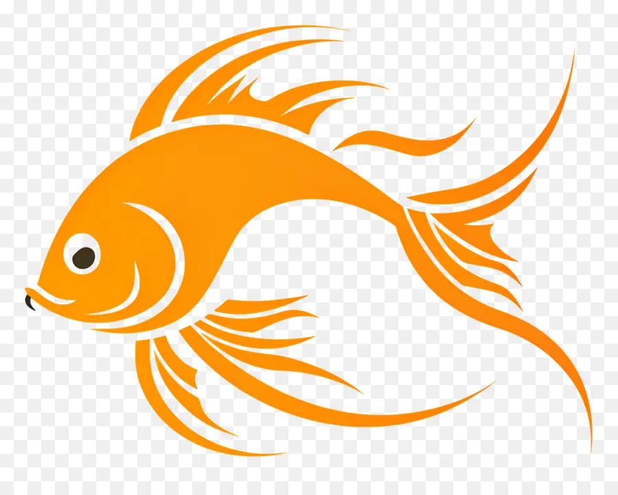 Diseño Simple，Naranja De Pescado PNG
