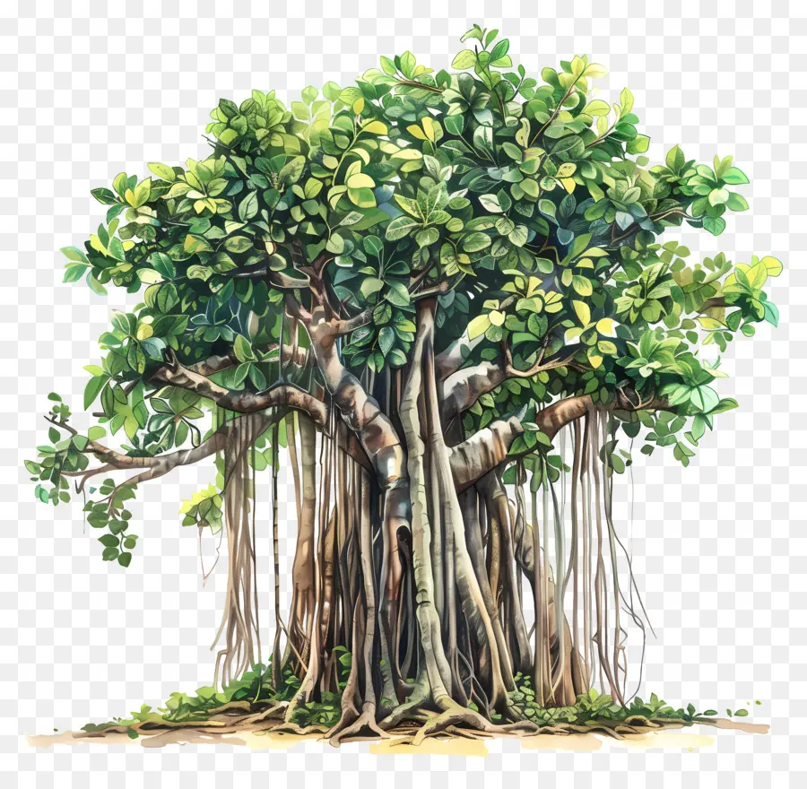 Banyan Tree，árbol Tropical PNG