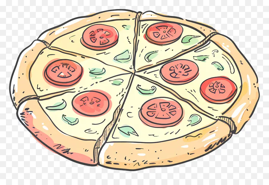 De Dibujos Animados De La Pizza，Pizza PNG