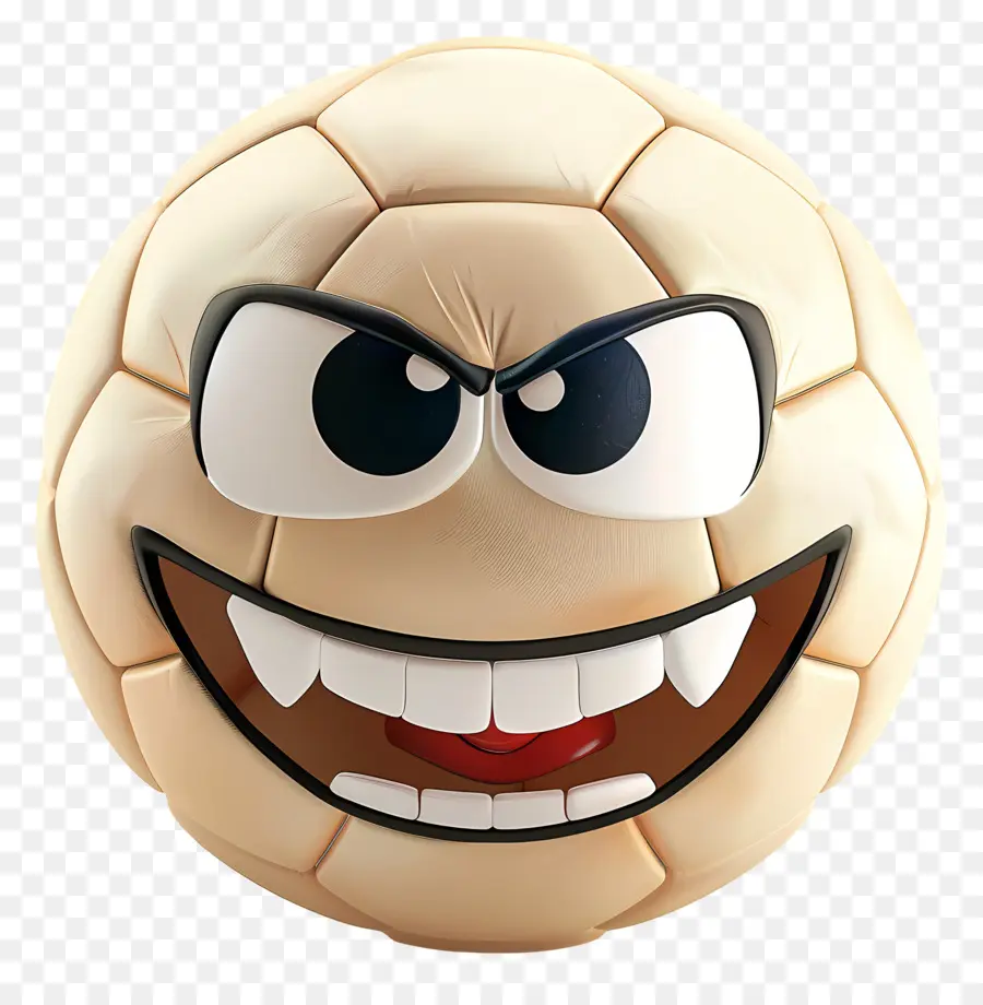 Fútbol，Balón De Fútbol Enojado PNG