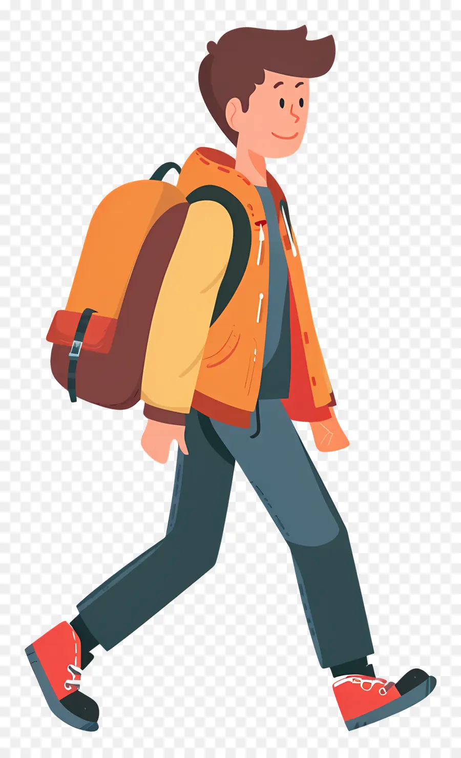 Muchacho Que Camina，Estudiante De Caminar PNG