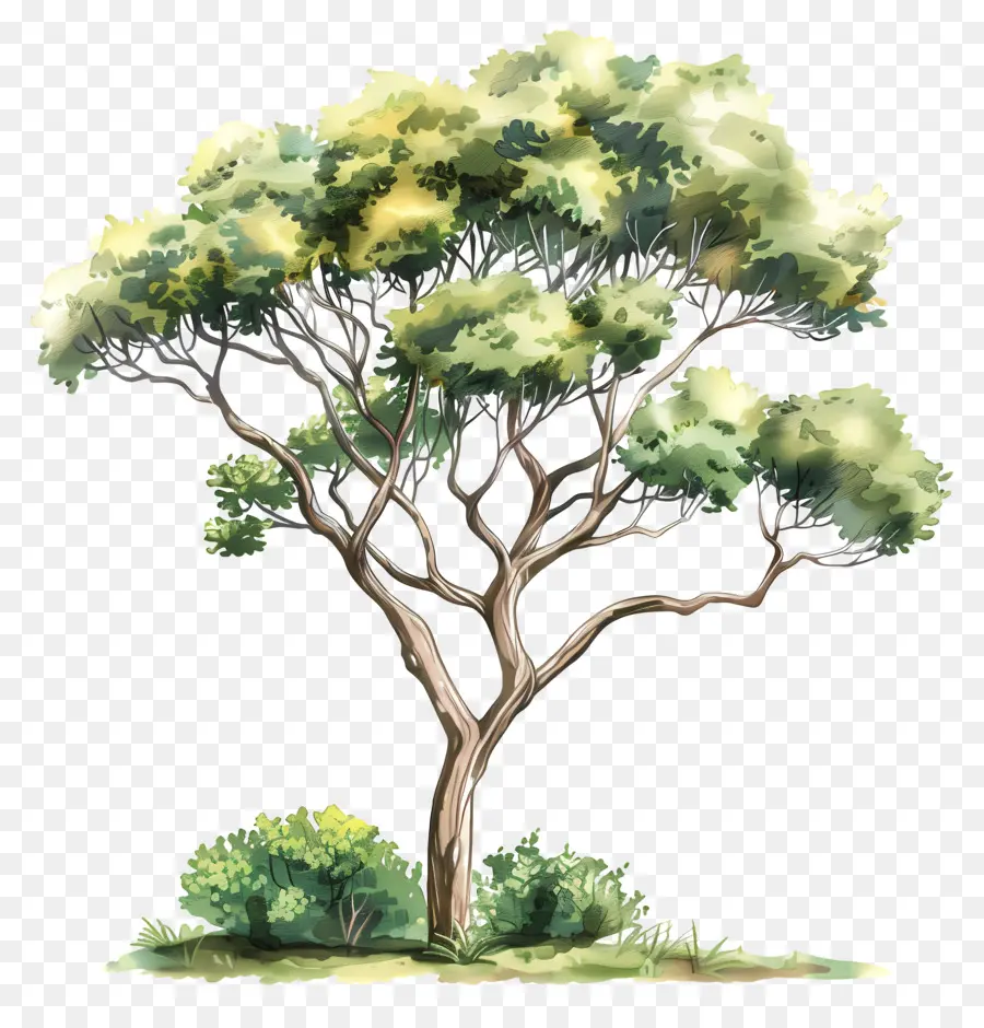 Árbol，Hojas PNG