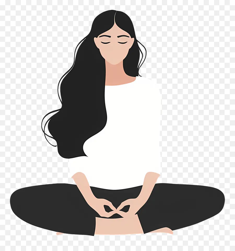 Meditación De La Mujer，La Meditación PNG