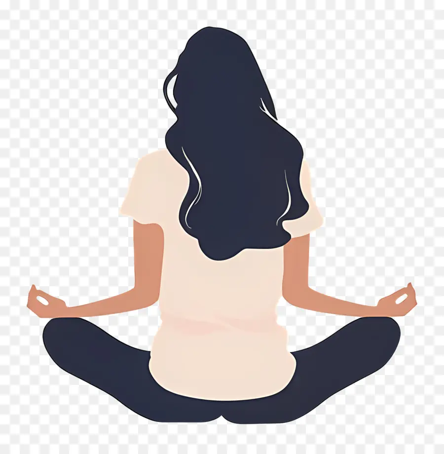 Meditación De La Mujer，Yoga PNG