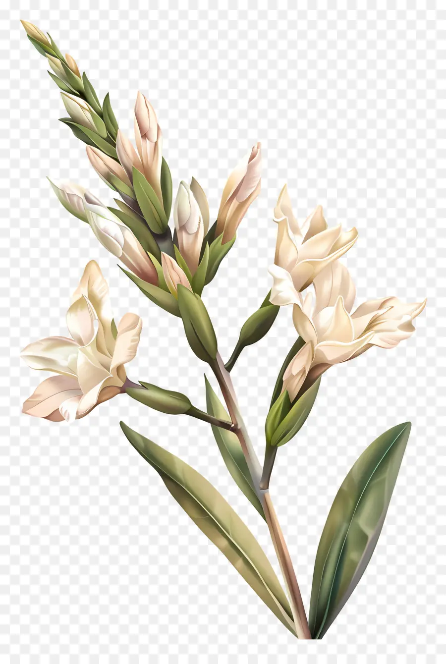 Nardo Flores，Flor Blanca PNG