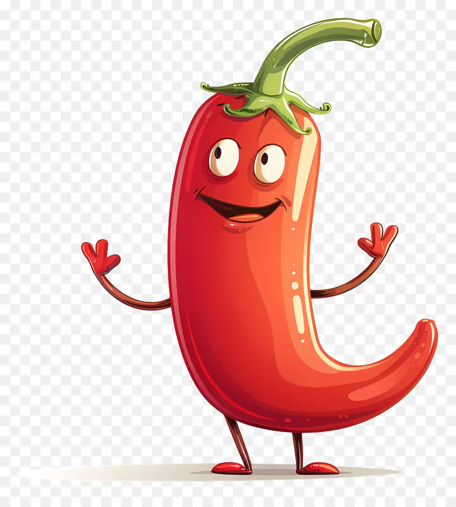 Pimienta De Chile，Ají De Dibujos Animados PNG