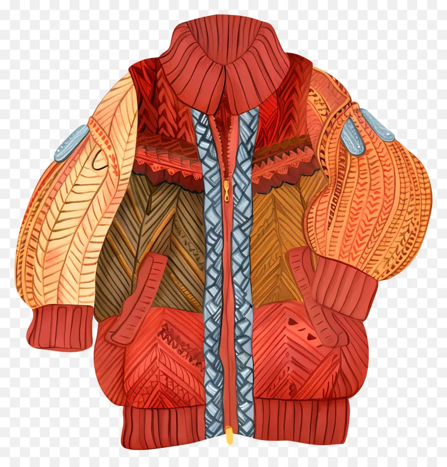 Abrigo De Invierno，Chaqueta Adornada PNG