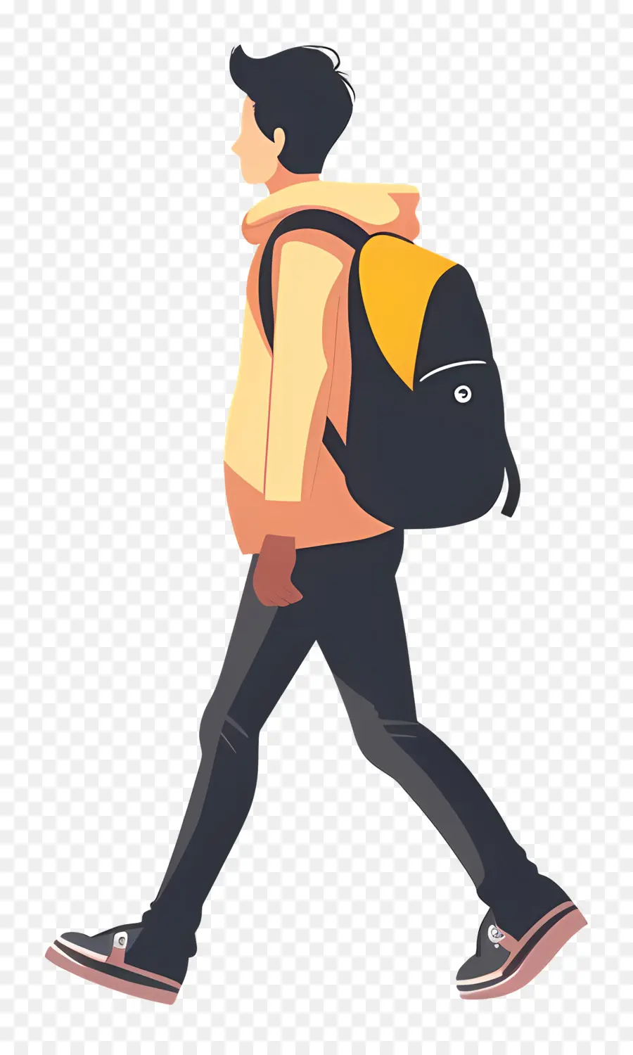 Muchacho Que Camina，Estudiante De Caminar PNG