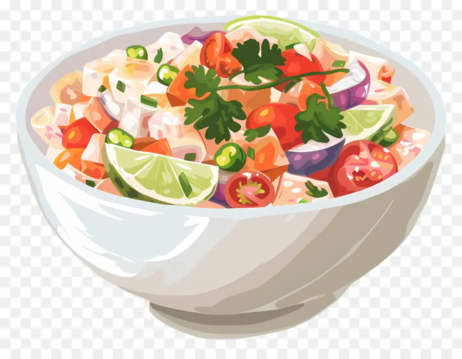 Ceviche，Ensalada PNG