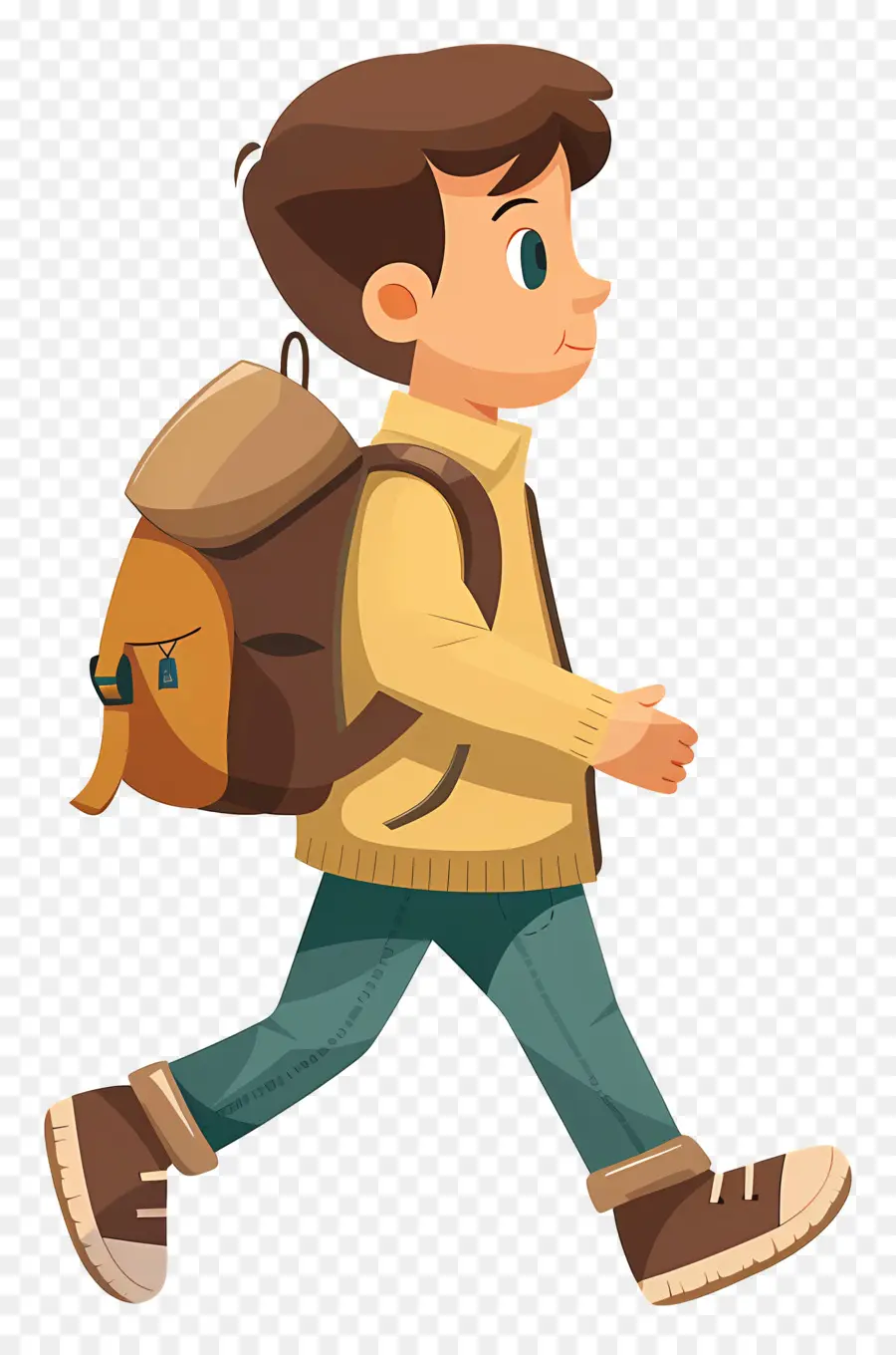 Muchacho Que Camina，Estudiante De Caminar PNG