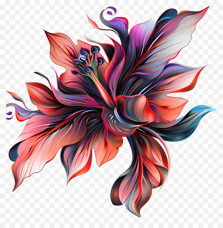 Flor，Generado Por Computadora PNG