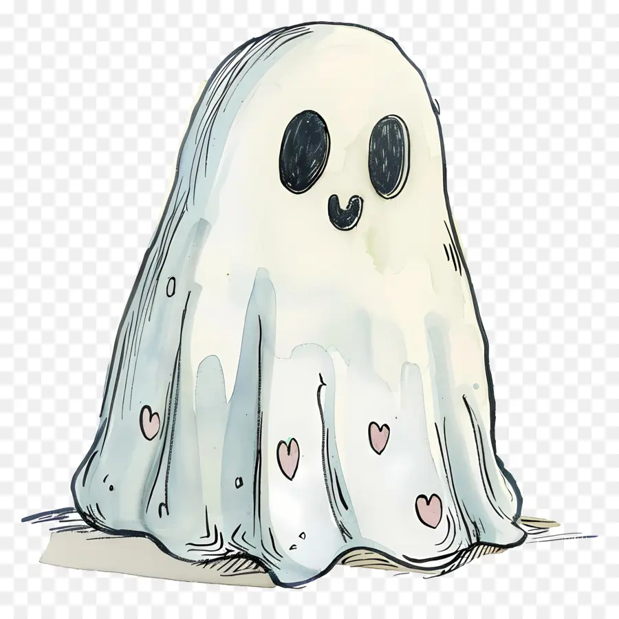 Fantasma De Dibujos Animados，Lindo Fantasma PNG