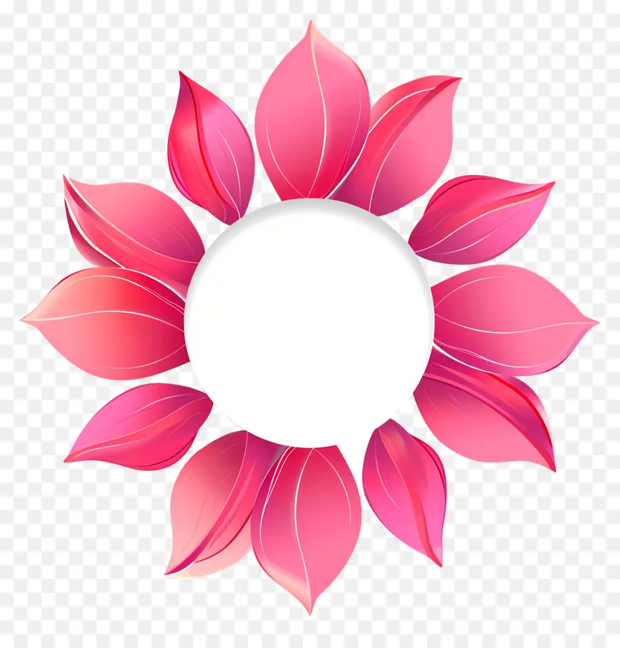 Diseño Simple，Flor Rosa PNG