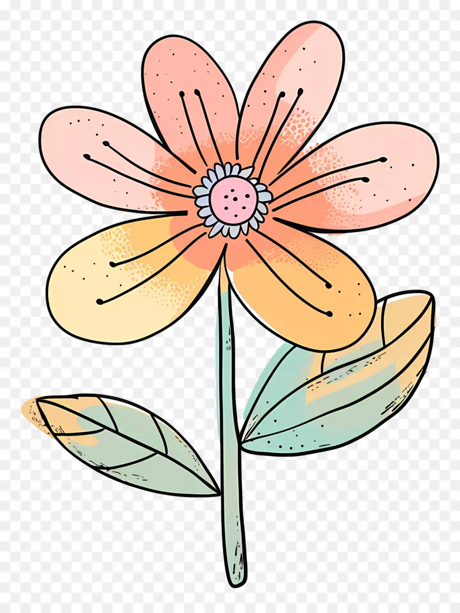 Cartoon Flower，Flor De Dibujo PNG