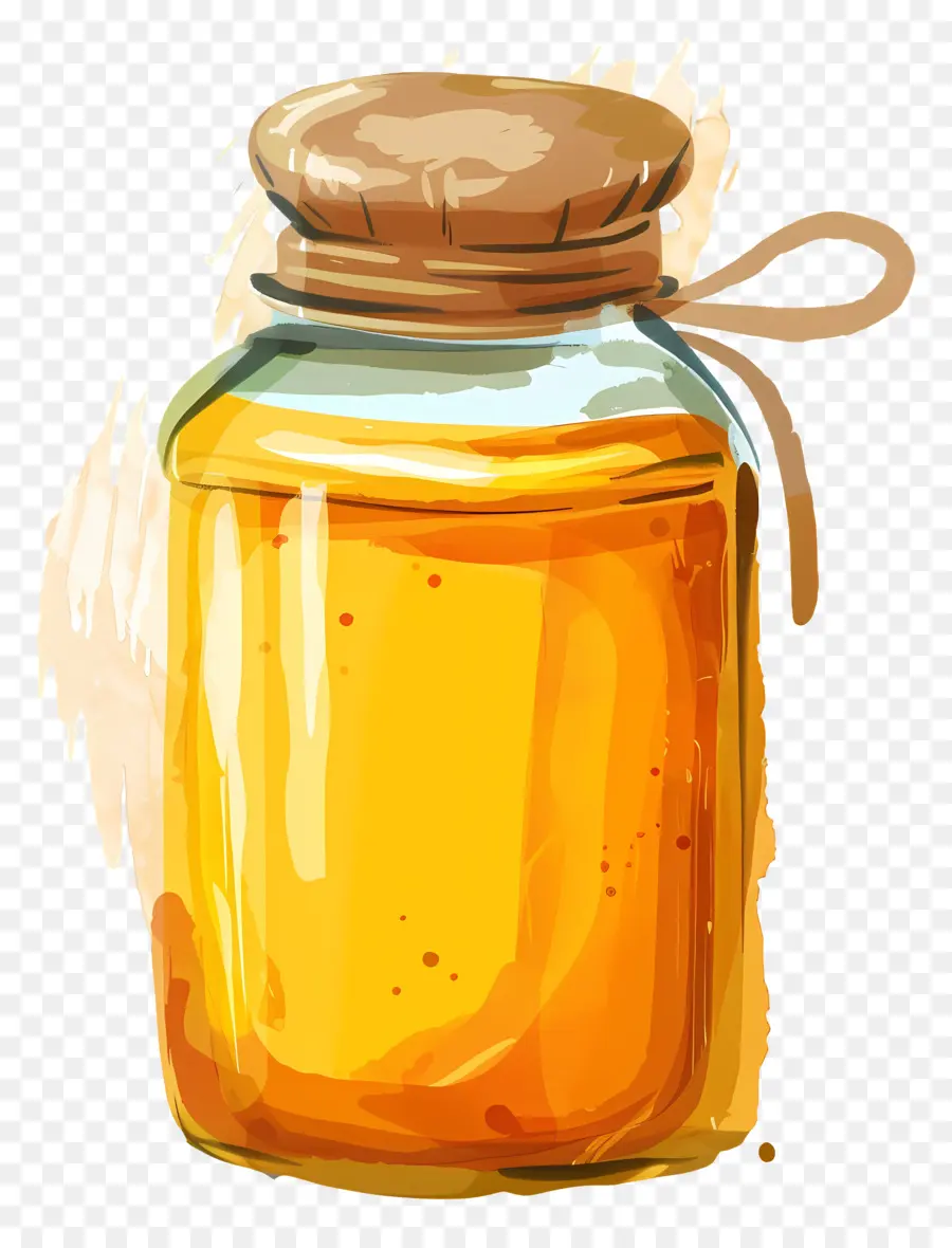 Ghee，Pintura A La Acuarela PNG