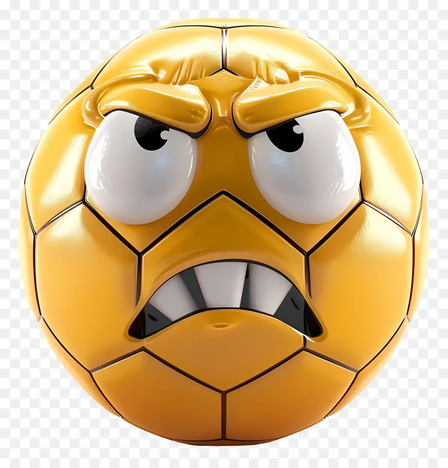 Fútbol，Balón De Fútbol Triste PNG