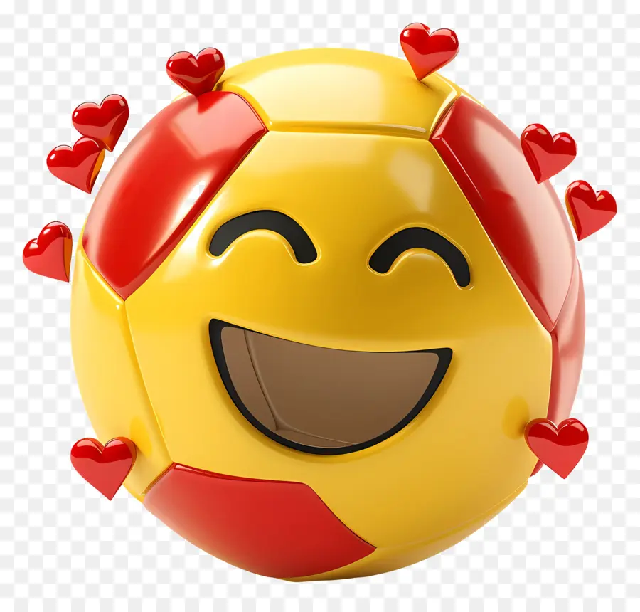 Fútbol，Emoji Sonriente PNG