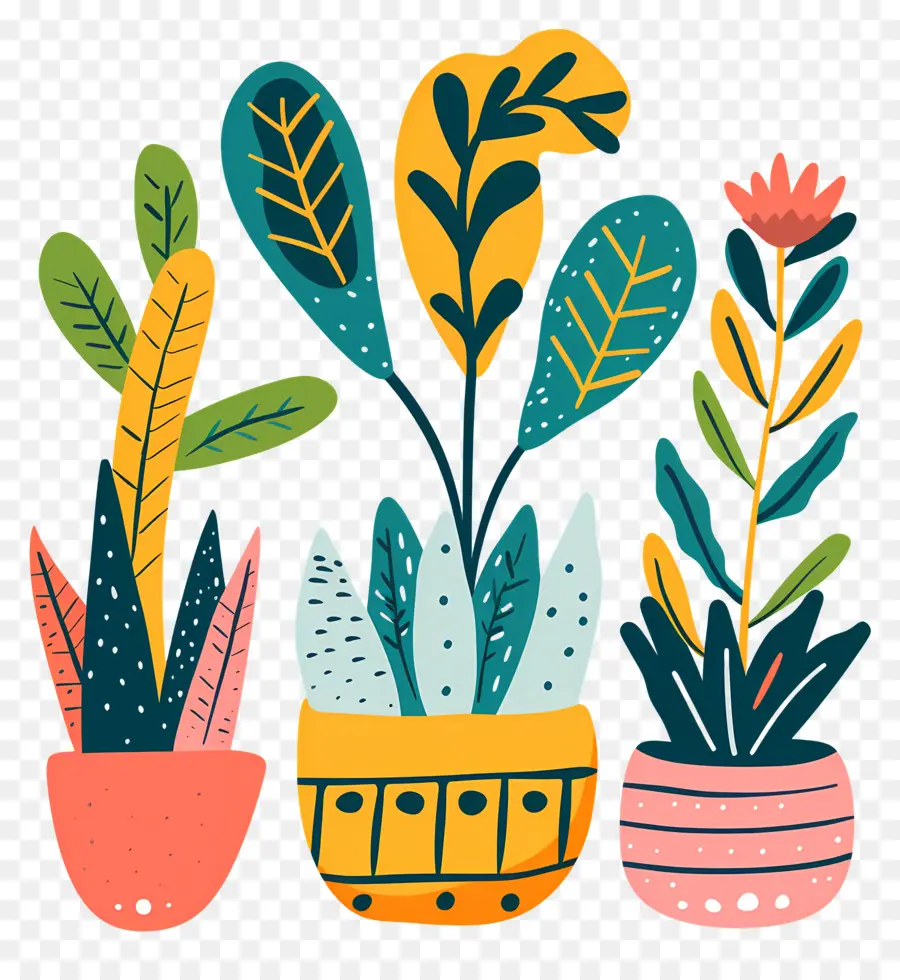 Las Plantas，Plantas Abstractas PNG