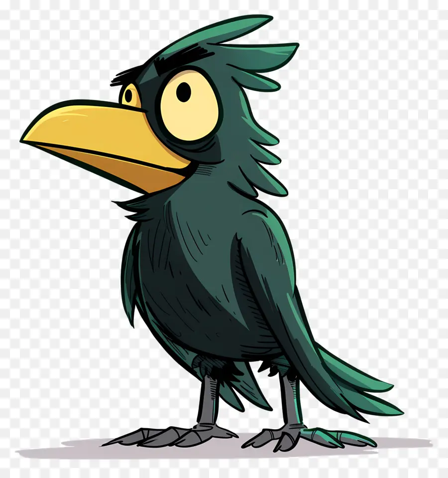 Dibujos Animados Cuervo，De Dibujos Animados De Aves PNG
