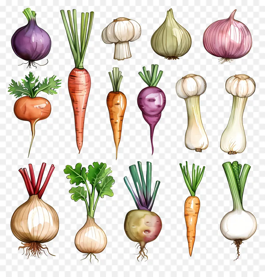 Verduras，Las Zanahorias PNG