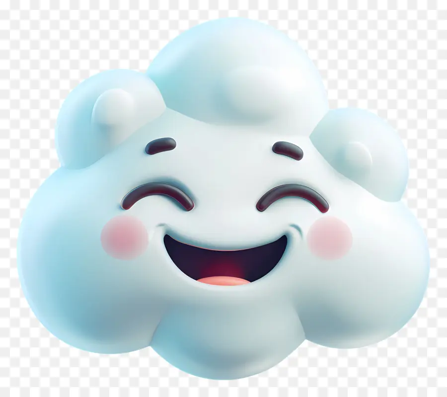 Nube，Emoji Riendo PNG