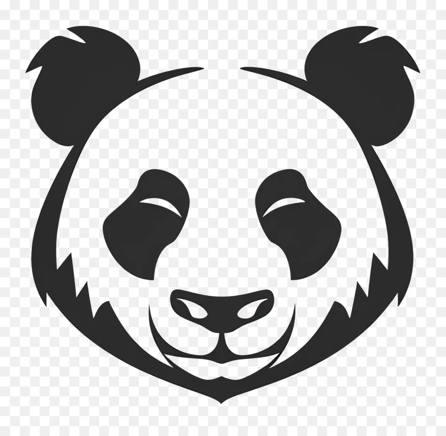 Diseño Sencillo，Cara De Panda PNG