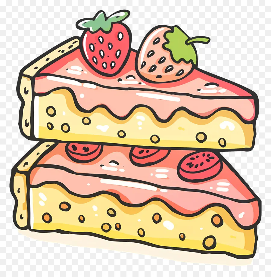 Comida De Dibujos Animados，Pastel PNG