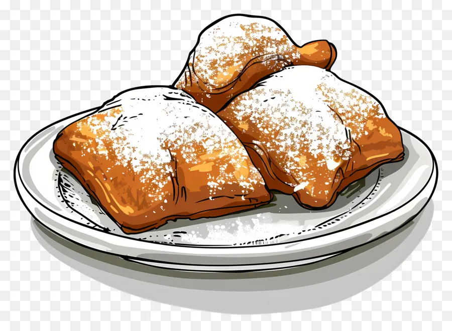 Beignet，Masa Frita PNG