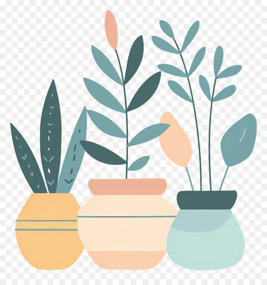 Las Plantas，Las Plantas En Maceta PNG