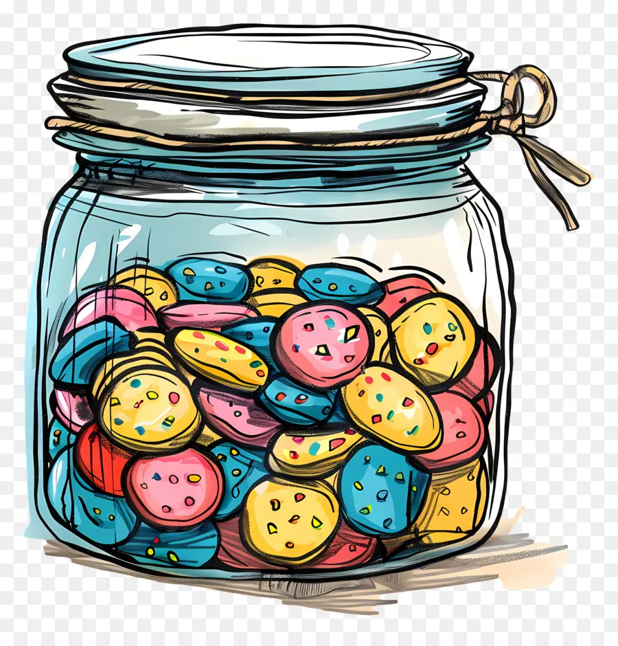 Tarro De Galletas，Galletas PNG