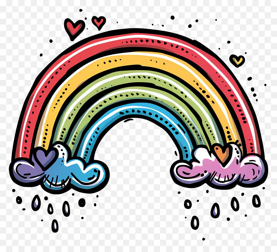 De Dibujos Animados Del Arco Iris，Arco Iris PNG