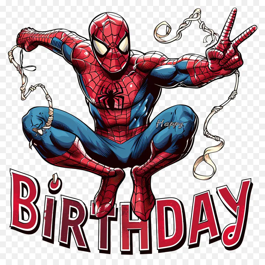 Cumpleaños，Spiderman PNG