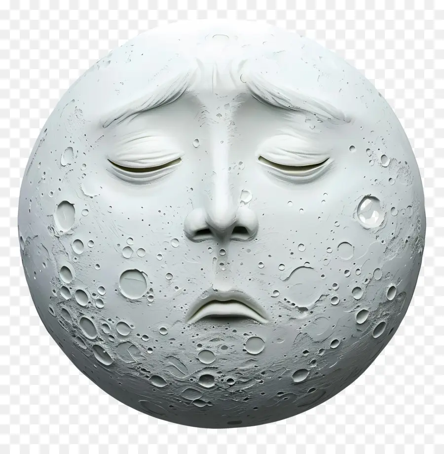 Luna，Rostro PNG