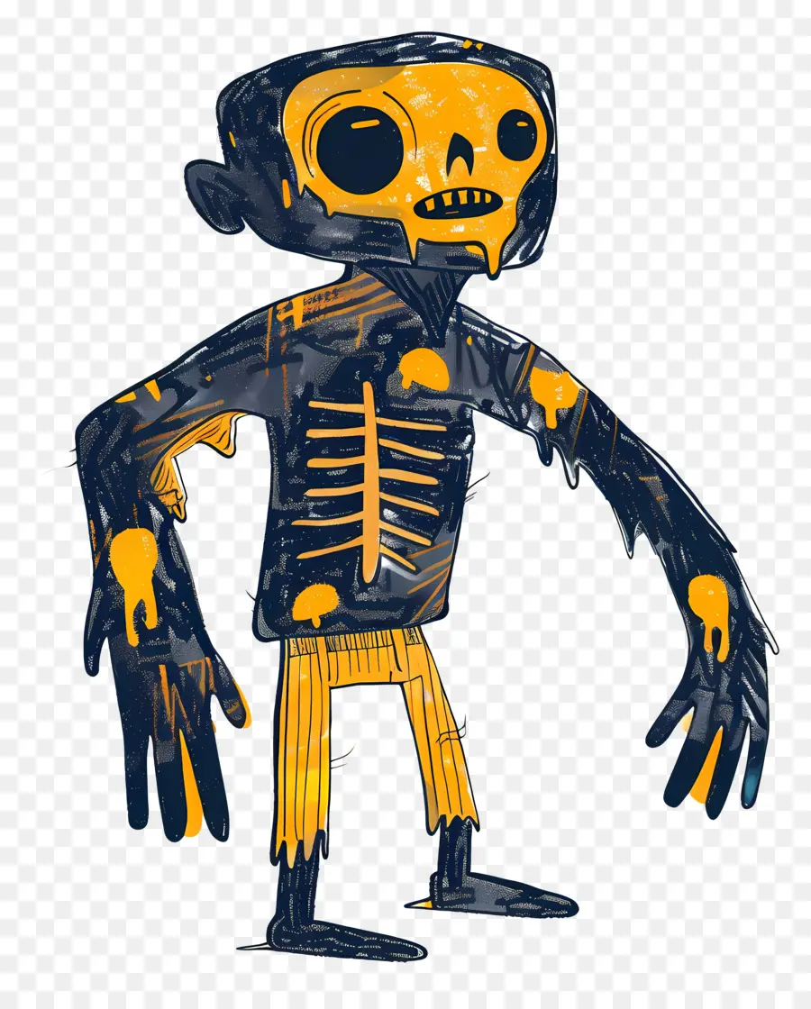 Zombie，Esqueleto PNG