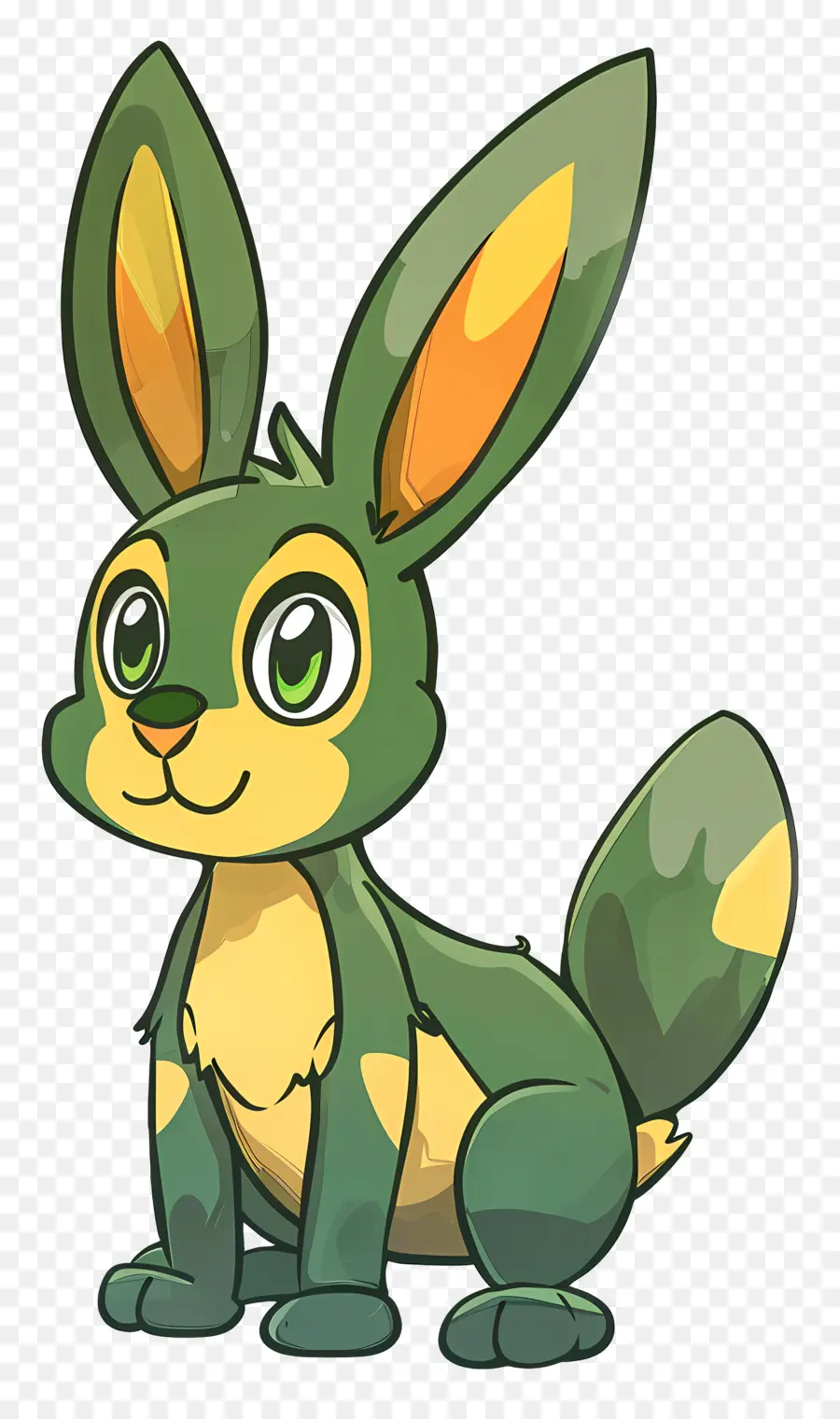 Cartoon Rabbit，Lindo Conejo PNG