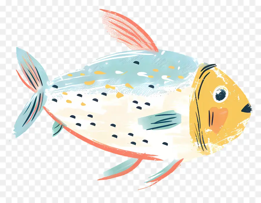 Dibujos Animados De Pescado，Los Peces PNG