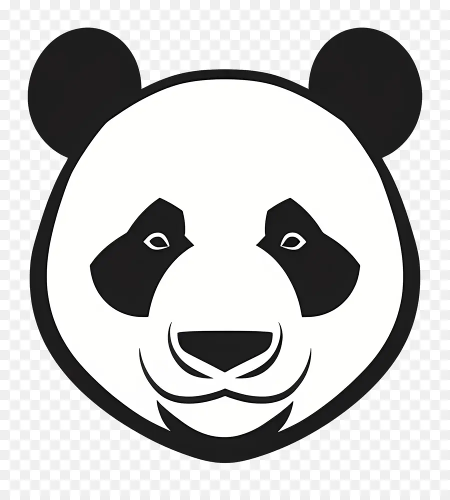 Diseño Simple，Oso Panda PNG