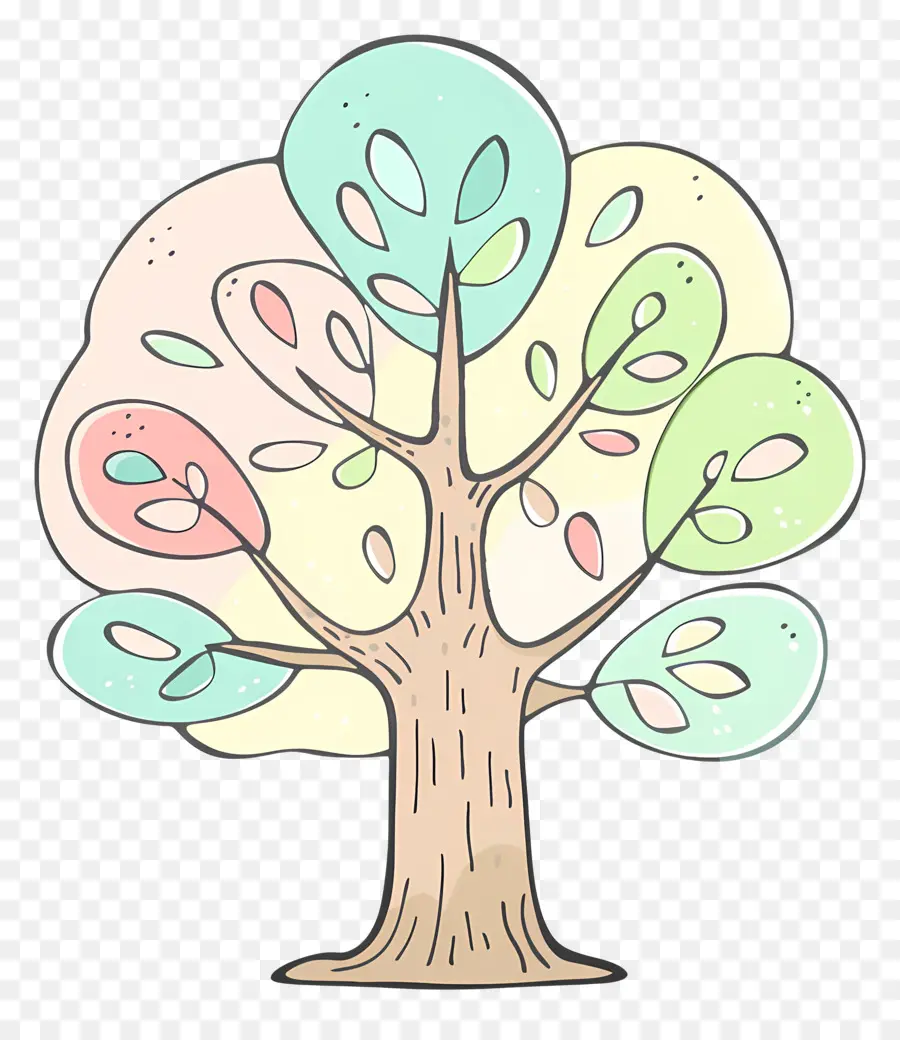 Dibujos Animados De árbol，Árbol PNG