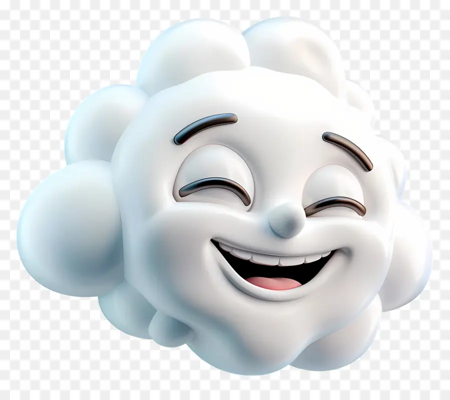 Nube，Nube Feliz PNG