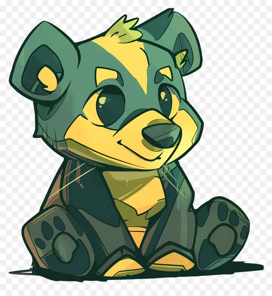 Cartoon Bear，Lindo Oso De PNG