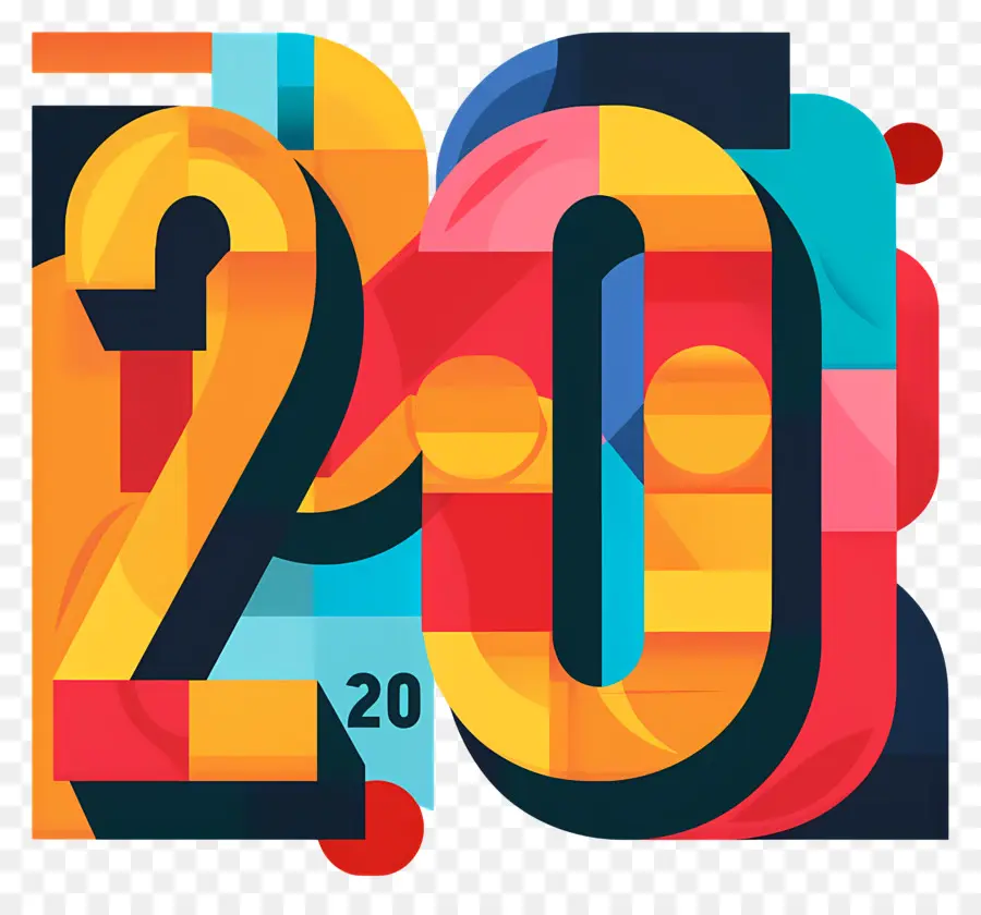 Número 20，La Tipografía PNG