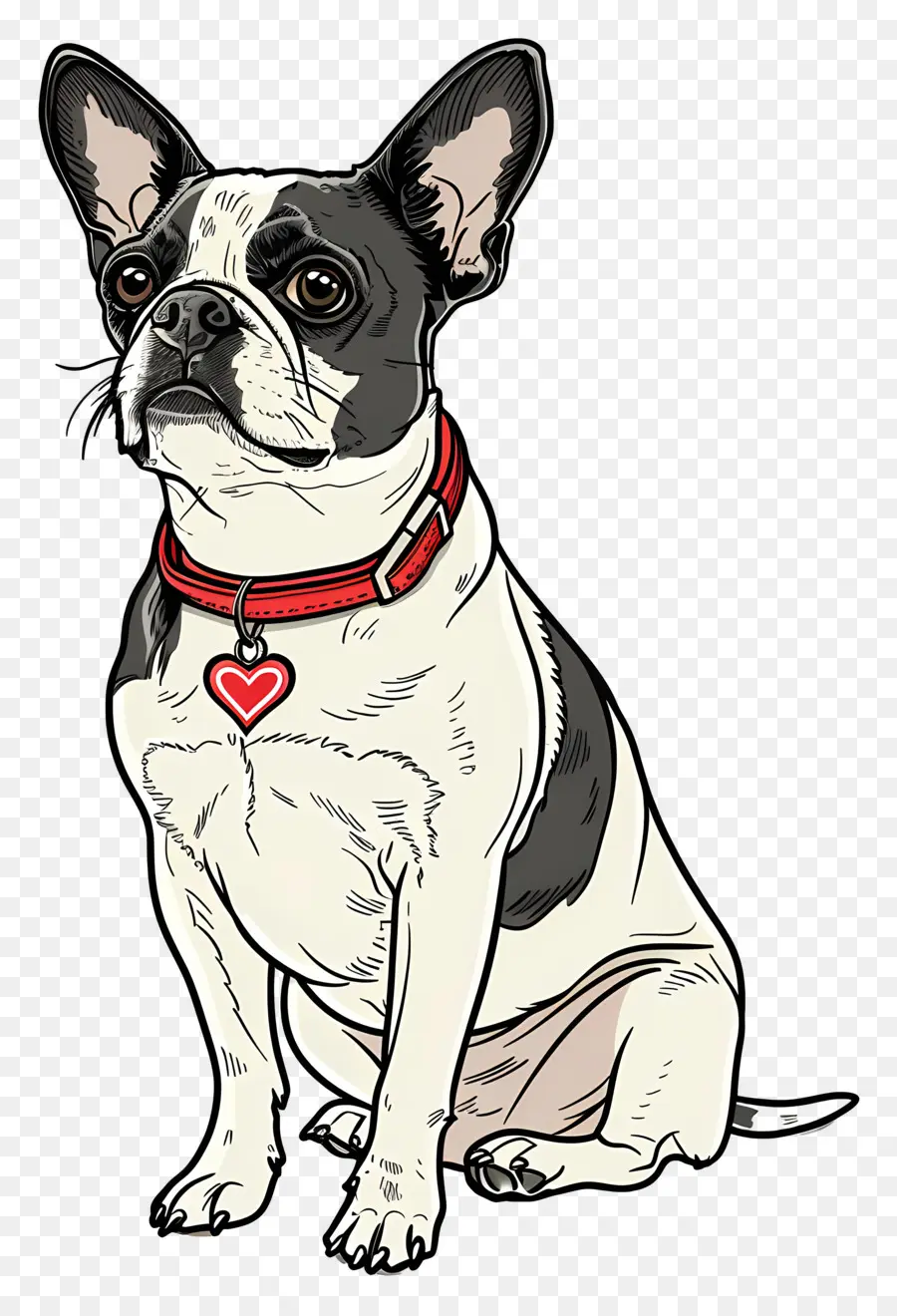 Perro De Dibujos Animados，Bulldog Francés PNG