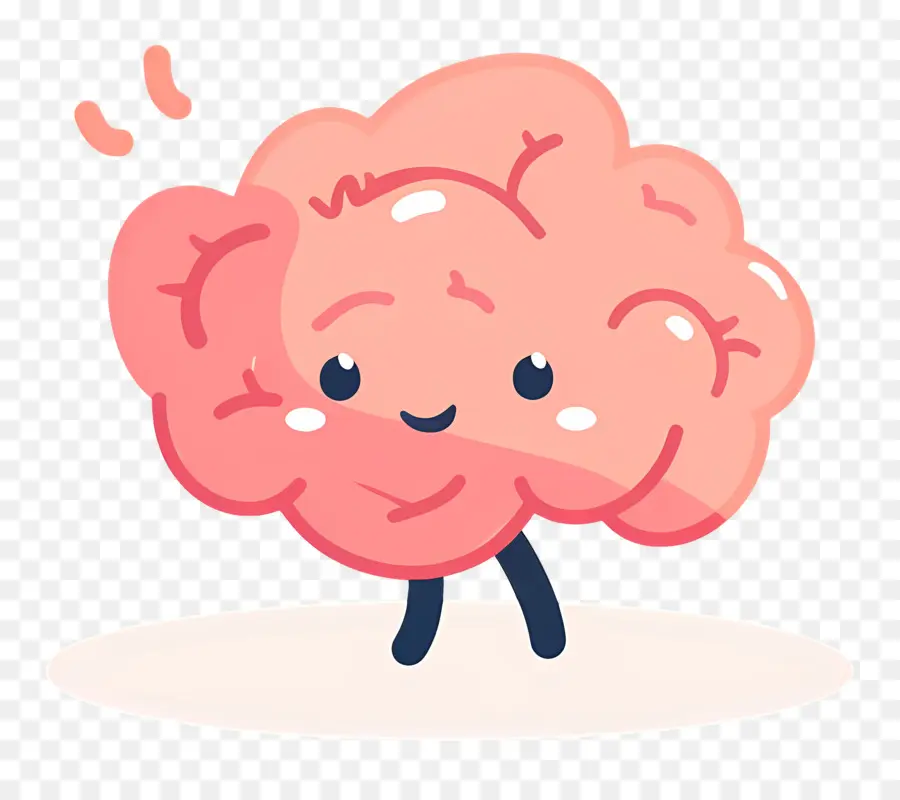 Lindo Cerebro，El Cerebro De Dibujos Animados PNG