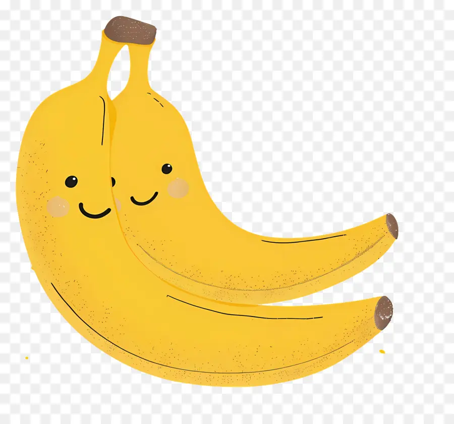 Lindo Banana，Plátanos Sonrientes PNG