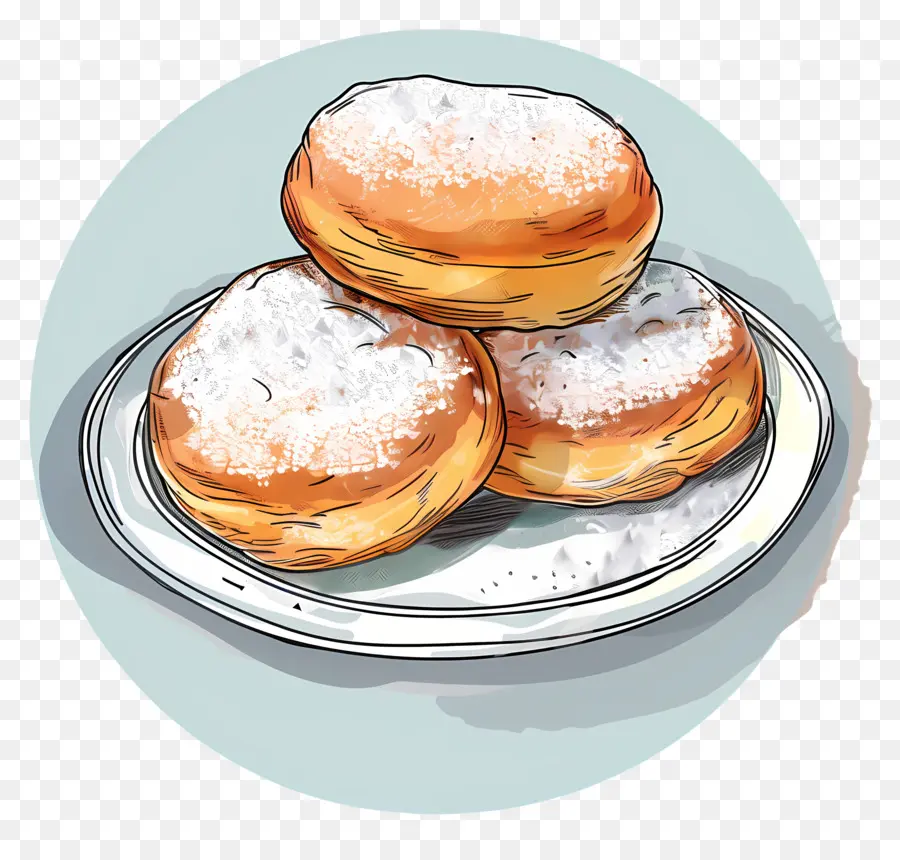 Beignet，Donas PNG