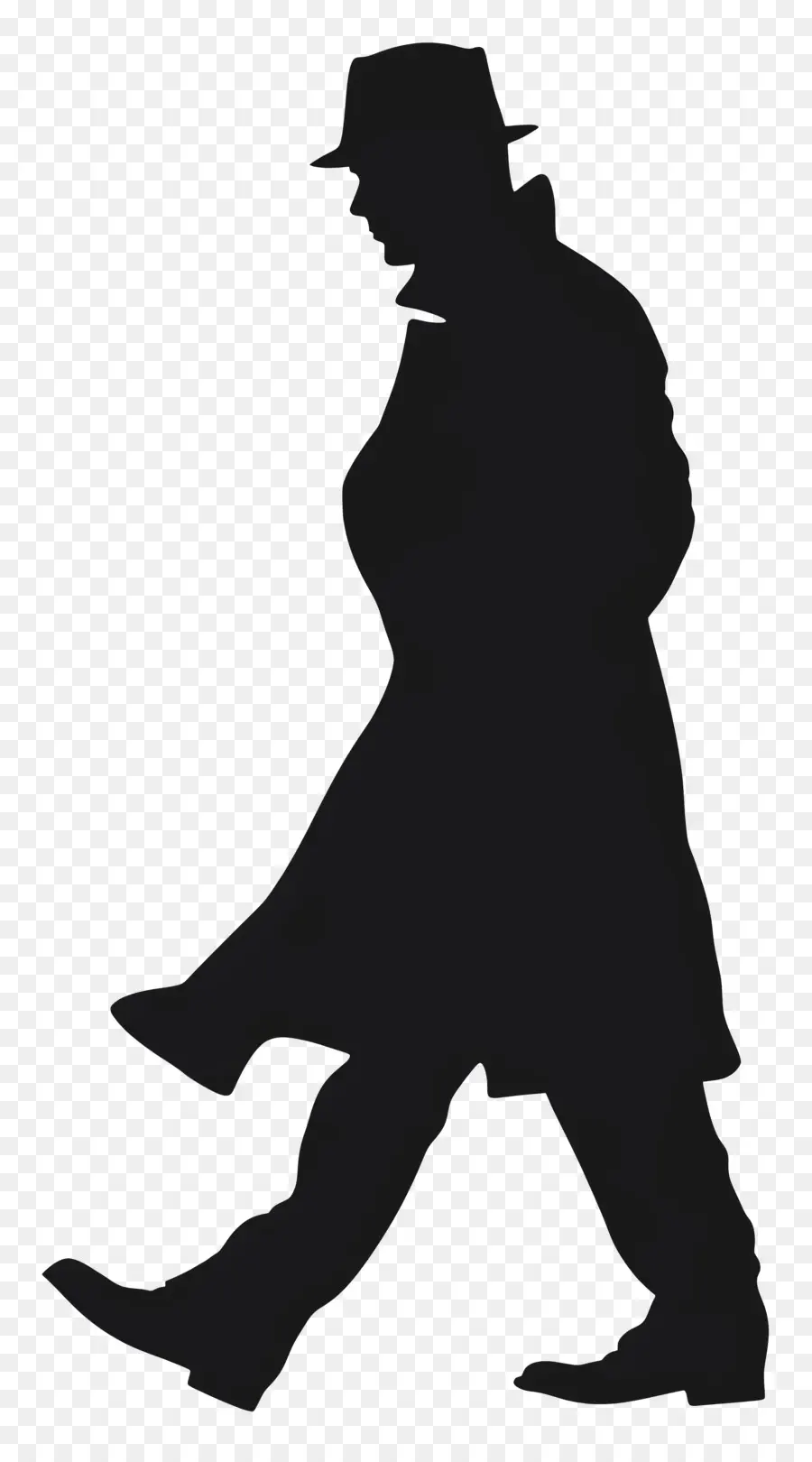 Sherlock Holmes Silhouette，Hombre PNG