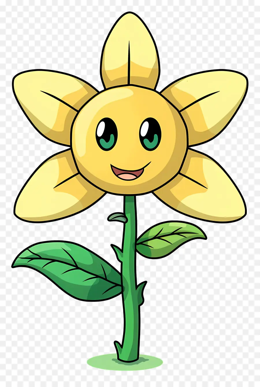 Cartoon Flower，Personaje De Dibujos Animados PNG