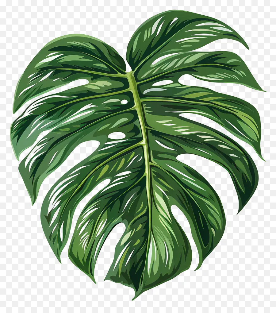 Monstera De La Hoja，Hoja De Monstruo Verde PNG